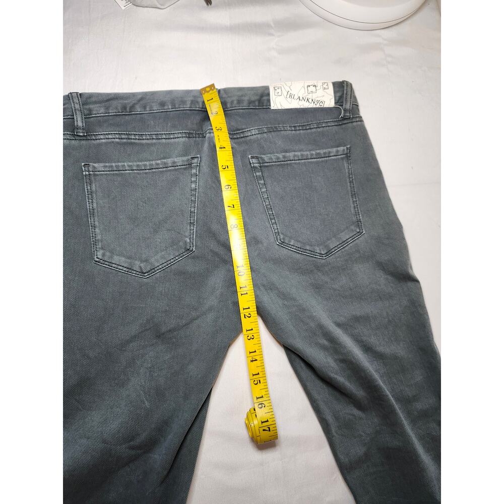 BLANKNYC Skinny Jeans Denim Pants Ankle Zip Charcoal Gray Women's Size 30 - Picture 12 of 15
